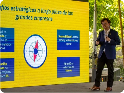 José Manuel Morales, presentando resultados del Ranking de Innovación C3 2024